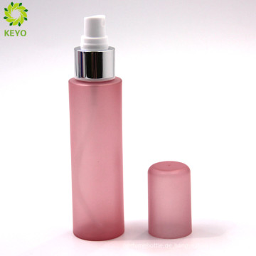 Leere Kosmetik 100ml färbte rosa Plastikparfümsprüher-Pumpenflasche